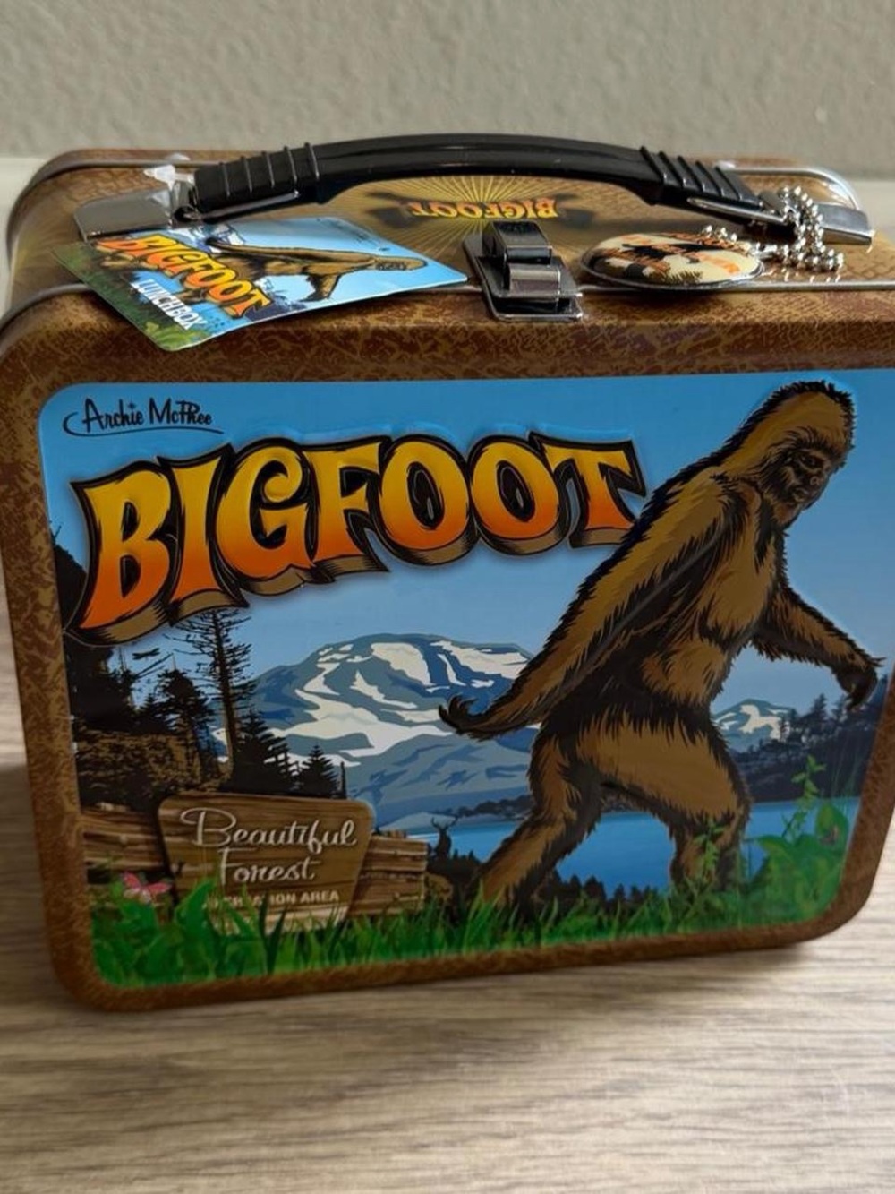 New Archie McPhee Bigfoot lunch box